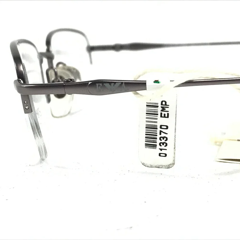 Emporio Armani Eyeglasses Frames 137 1214 Purple Rectangular Half Rim 48-19-135